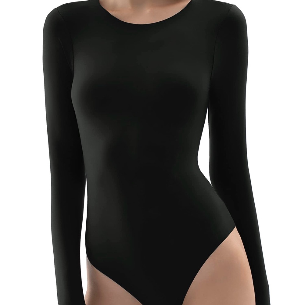 Black Long Sleeve Bodysuit